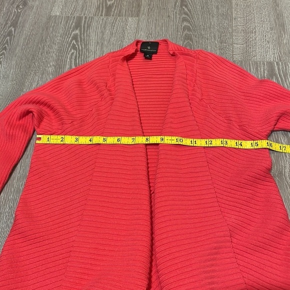Worthington Long Sleeve Open Cardigan Asymmetrical M - Picture 12 of 13